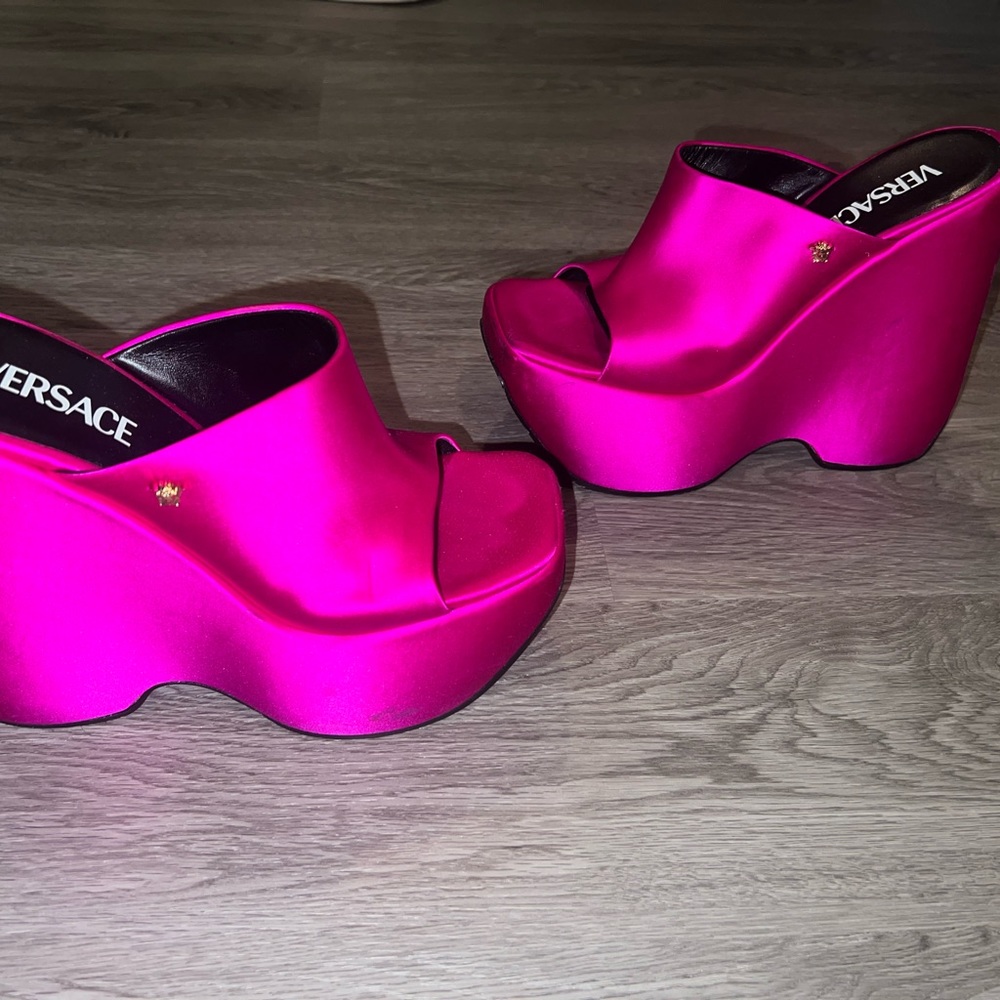 Versace platform heels